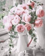 Картина по номерам Букет нежных роз BS29390 40x50 см Brushme Картина по номерам Букет нежных роз BS29390 40x50 см Brushme