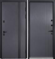 Дверь входная Булат Котедж модель 710/265 антрацит 2050x950 мм левая