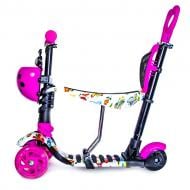 Самокат детский Scooter Божья коровка 5 in 1 Butterfly Розовый (959350826) Самокат детский Scooter Божья коровка 5 in 1 Butterfly Розовый (959350826)