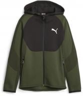 Джемпер Puma EVOSTRIPE FULL-ZIP HOODIE DK B 67627731 зелений