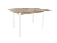 Стол-трансформер ART IN HEAD Флинт 900(1200)x600x750мм дуб сонома/белый Стол-трансформер ART IN HEAD Флинт 900(1200)x600x750мм дуб сонома/белый