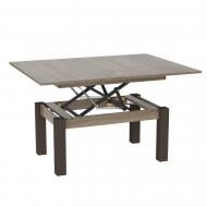 Стол-трансформер ART IN HEAD Батерфляй Glass 900(1200)x600x510мм дуб винтаж оксид/белый/венге Стол-трансформер ART IN HEAD Батерфляй Glass 900(1200)x600x510мм дуб винтаж оксид/белый/венге