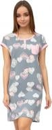 Нічна сорочка Roksana My Kittens 1206/16017 р. XL сірий із рожевим