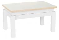 Стол-трансформер ART IN HEAD B-Fly Glass 900(1200)x600x500мм дуб сонома/белый Стол-трансформер ART IN HEAD B-Fly Glass 900(1200)x600x500мм дуб сонома/белый