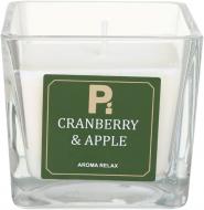Свеча ароматическая Pako-If в стекле соевая Cranberry&apple 70х70 мм Свеча ароматическая Pako-If в стекле соевая Cranberry&apple 70х70 мм