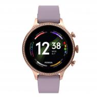 Смарт-часы Fossil Gen 6 purple silicone (FTW6080)