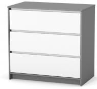 ВИТРИНА! Комод Veres Берн 900 бело-графитовый