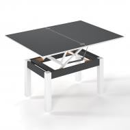 Стіл-трансформер ART IN HEAD Батерфляй Glass 900(1200)x600x510мм графіт сірий/білий Стіл-трансформер ART IN HEAD Батерфляй Glass 900(1200)x600x510мм графіт сірий/білий