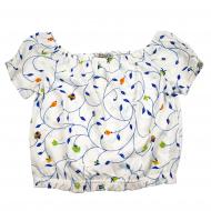 Футболка для девочек ALG с принтом р.146 голубой