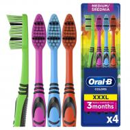 Зубна щітка Oral-B Color середньої жорсткості 4 шт.