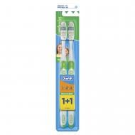 Зубна щітка Oral-B 3-Ефект Maxi Clean 1-2-3 средня 2 шт.