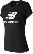 Футболка New Balance ESSENTIALS STACKED LOGO WT91546BK р.M чорний