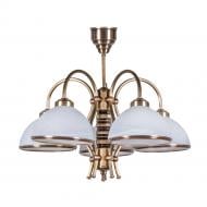 ВИТРИНА! Люстра подвесная Фабрика Світла НСБ 99-5х60-051 Коллонада 5x60 Вт E27 латунь