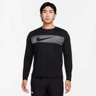 Футболка Nike M NK DF UV MILER TOP LS FLASH FB8552-010 р.XL черный