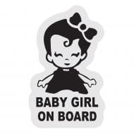 Світловідбивна наліпка Baby Girl On Board