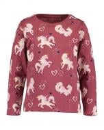 Реглан для девочки Blue Seven Единорог р.104 марсала 750728 X*