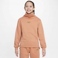 Джемпер Nike G NSW CLUB FLC FNL LS TOP SHNE FJ6160-225 р.XL бежевый