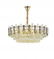 Люстра стельова Sensio Estela 12xE14 золото/хром/чорний PA-89010-800