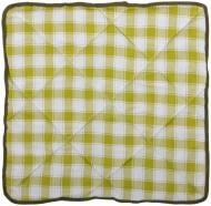 Подушка на стілець Зелена клітинка 35х35 см La Nuit