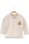 Лонгслив унисекс MagBaby Pictures р.80 слоновая кость 103850