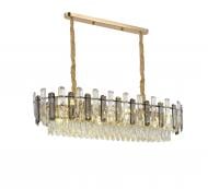 Люстра потолочная Sensio Estela 8xE14 золото/хром/черный PA-89010-950