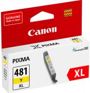 Картридж Canon CLI-481Y XL Yellow 2046C001 yellow