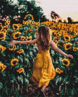 Картина по номерам Прогулка в подсолнухах BS35051 40x50 см Brushme