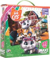Игра-пазл Vladi Toys макси 44 Кота На ферме VT1722-01 Игра-пазл Vladi Toys макси 44 Кота На ферме VT1722-01