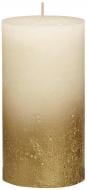 Свеча Рустик кремовая 13х6,8 см Bolsius