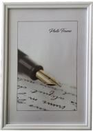 Рамка для фото LA 30x40 LA 1-120 пластикова біла 1 фото 30х40 см білий