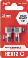 Бита Milwaukee HEX 2 шт. 4932430900