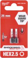 Бита Milwaukee HEX 2 шт. 4932430893