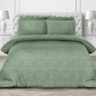 Комплект постельного белья Семейный Хаят зеленый Ecotton