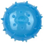 Игрушка для собак AnimAll Fun м'яч шипований з пищалкою синий75 мм