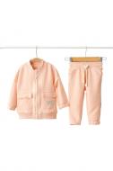 Костюм для девочек MagBaby Bomber р.86 персиковый 103757