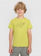 Футболка 4F TSHIRT M2417 4FJWAW25TTSHM2417-72S р.152 желтый