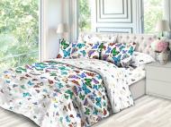 Комплект постельного белья Семейный Бергамо белый Ecotton