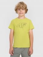 Футболка 4F TSHIRT M2417 4FJWAW25TTSHM2417-72S р.164 желтый