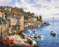 Картина по номерам Лодки в море BS296 40x50 см Brushme Картина по номерам Лодки в море BS296 40x50 см Brushme