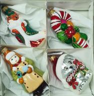 Набор елочных игрушек формовая №5 12 см 4 шт./уп.