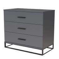 Комод ART IN HEAD Ascet 800x700x425 мм черный/графит серый (502040228)