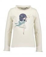 Реглан для девочки Blue Seven Блестка р.128 белый 750731 X*