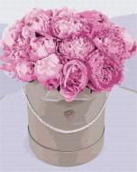 Картина по номерам Пионы для любимой BS30726 40x50 см Brushme Картина по номерам Пионы для любимой BS30726 40x50 см Brushme