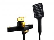 Смеситель для ванны MILLZ черный-золото MRS-AL-F1(Black&Gold)