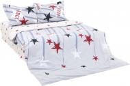 Комплект постельного белья Star 1,5 червоно-синій La Nuit
