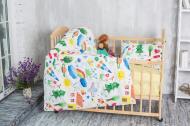 Комплект постільної білизни Дитячий Веселка білий Ecotton