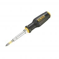 Отвертка-держатель бит DeWalt FULL FIT 6 Way с двумя сменными битами DWHT66569-0