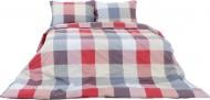 Комплект постільної білизни Валентина 1,5 червонийбілийсірий Dormeo (без простирадла)