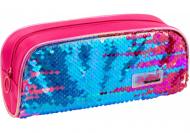 Пенал с пайетками 1 отделение 6571-pink Cool For School розовый