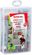 Набор дюбелей универсальных MEISTERBOX DUOP/DUOT+S NV PLUG/SCREW с шурупом 45 шт. fischer